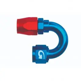 Solde Raccord GOODRIDGE 236 180° Dash 16 1 5/16 JIC X 12 en Alu Rouge/Bleu
