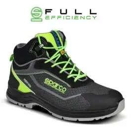 Quantité Limitée Chaussures mécano montantes SPARCO Indy-HE Full Efficiency normes ESD, S3S, SR et LG