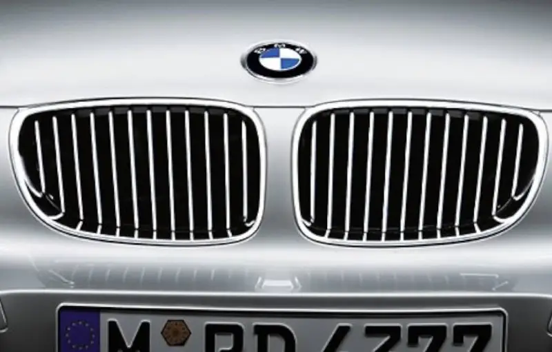 Top Vente Paire grilles calandre chromées BMW Série 1 E81 E82 E87 E88