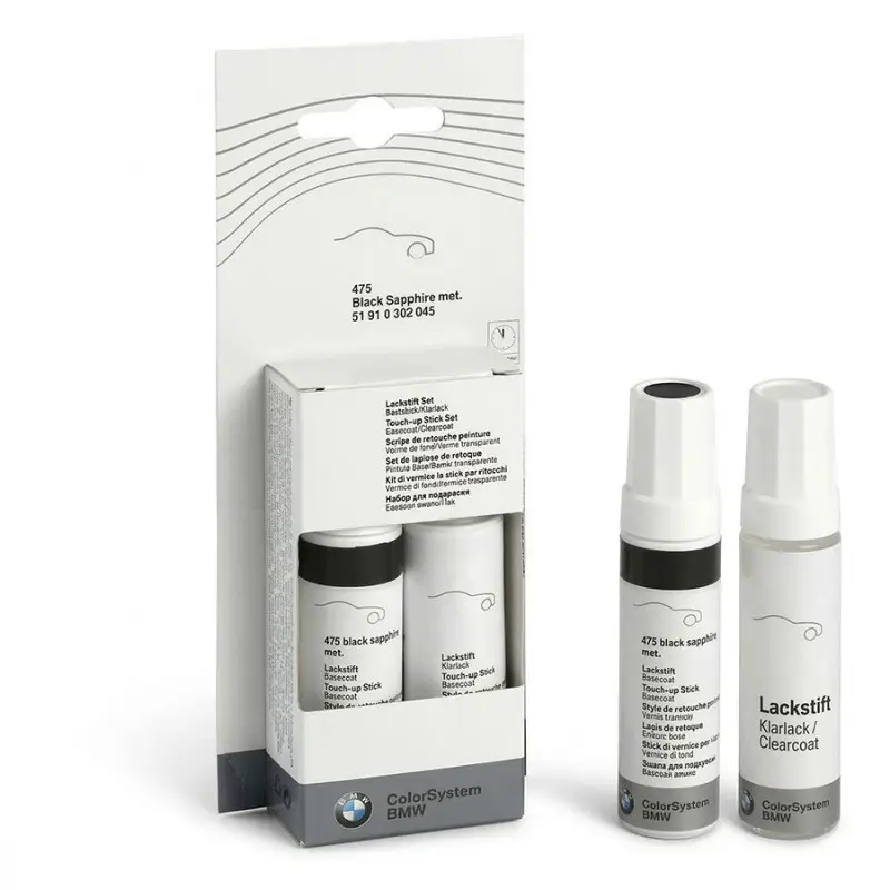 Vente Flash Stylo de retouche peinture BMW Série 3 E46 E90 E91 E92 E93 F30 F31 F34 GT F80 G20 G21 G28 G80