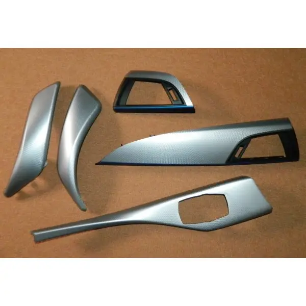 Top Vente Kit placages intérieur Aluminium finition HEXAGON Blau MATT pour BMW Série 3 F30 F31 F34 GT