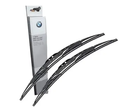 Bon Marché Jeu de balais d'essuie glace avant Flat Blade BMW X3 E83