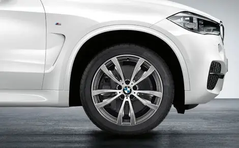 Jante 20" style 469 M à rayons doubles, bicolores « Ferricgrey », polies BMW X6 F16 E71 Meilleur Prix