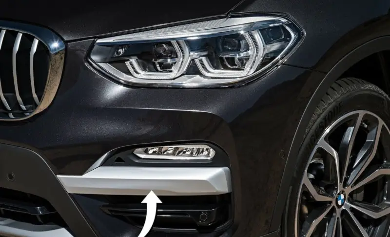 Acheter Direct Baguette de protection latérale finition XLINE de pare-chocs avant pour BMW X3 G01