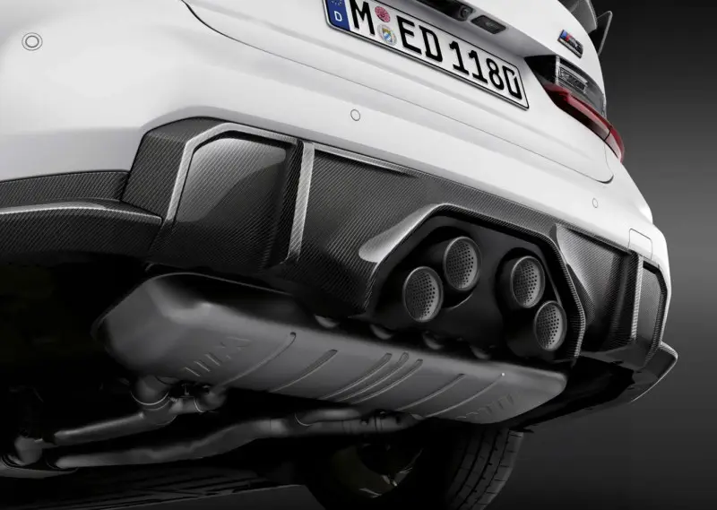 M Performance système de silencieux (M Performance) avec diffuseur carbone pour BMW M3 G80 M4 G82 Commander Maintenant