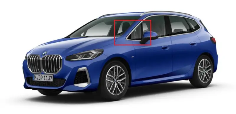 Vitre latérale fixe porte avant droite (passager) pour BMW Série 2 Active Tourer U06 Réduction