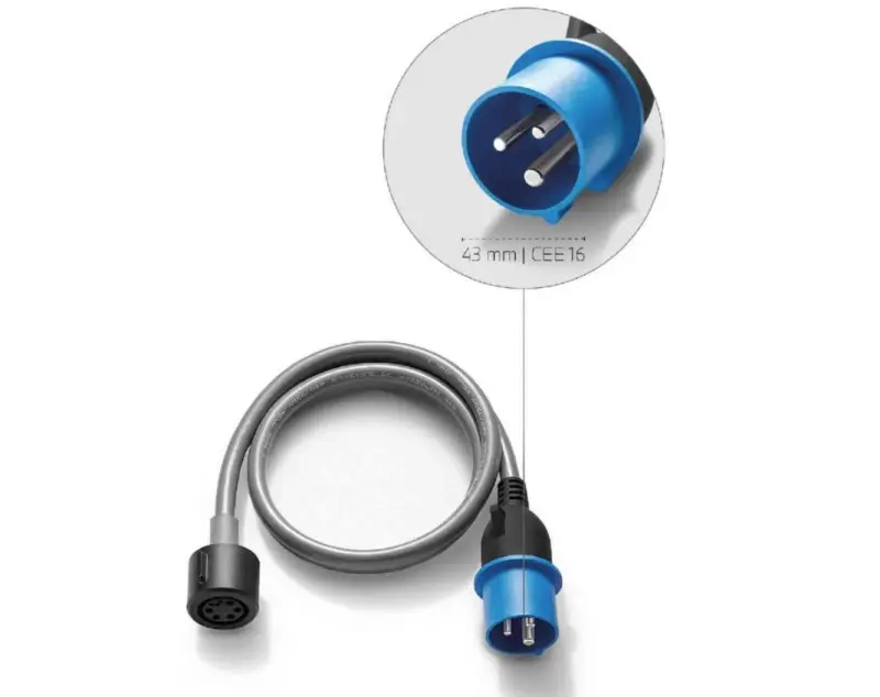Adaptateur de câble de recharge Flexible Fast Charger 2.0 (CEE blue 16A) pour BMW X3 G01 G45 Bon Plan