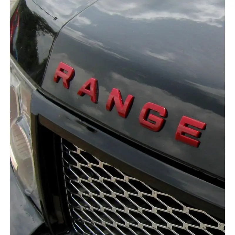 LETTRAGE 3D ROUGE MATE POUR RANGE ROVER Retour Gratuit