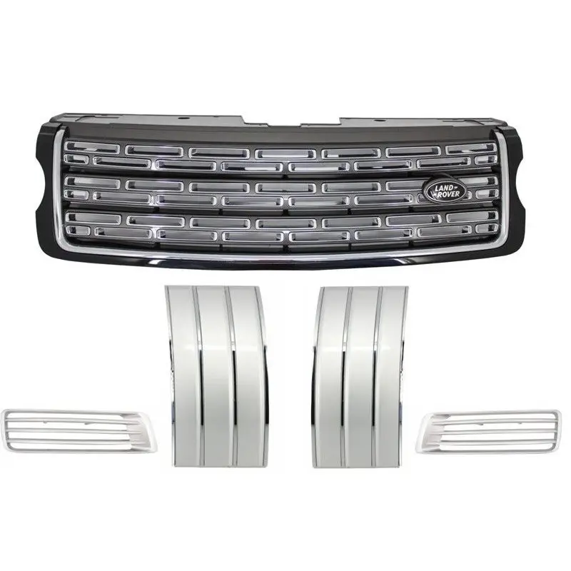 Super Prix Pack Calandre Noir Argent pour Range Rover Vogue 2013 et après