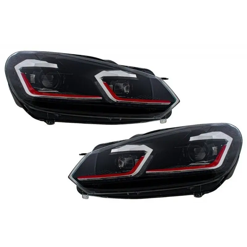 Retour Gratuit PHARE AVANT LED LOOK GOLF 7.5 GTI POUR VOLKSWAGEN GOLF 6