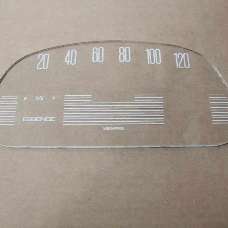 VITRE GRAND COMPTEUR VEGLIA 6V et 2cv AZAM 120 KM/H Nouveauté