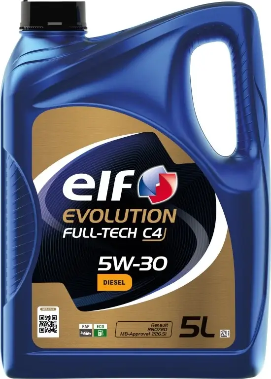 Meilleure Vente Huile moteurELF - EVOLUTION FULLTECH C4 5W-305L - ref. 213919