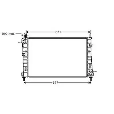 Radiateur de refroidissement moteur pour FORD KUGA I 2008-2012, OEM: 1377542, Neuf Vente Flash