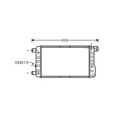 Radiateur de refroidissement moteur pour FIAT CINQUECENTO 1992-1998, OEM: 46472288, Neuf Achetez Aujourd’hui