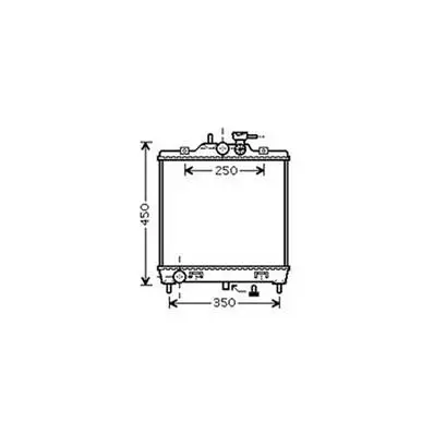 Expédié Aujourd’hui Radiateur de refroidissement moteur pour KIA PICANTO 2004-2008, OEM: 2531007000, Neuf
