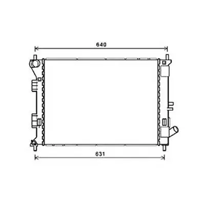 Radiateur de refroidissement moteur pour KIA SOUL 2009-2011, OEM: 253103X011, Neuf Vente Flash