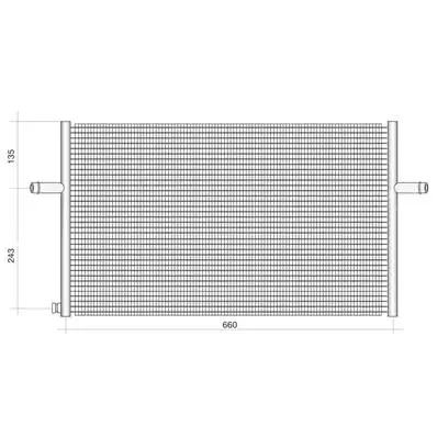 Petit Prix Radiateur de refroidissement moteur pour MERCEDES CLASSE CLA 2013-2016 (W117), OEM: A995006403, Neuf