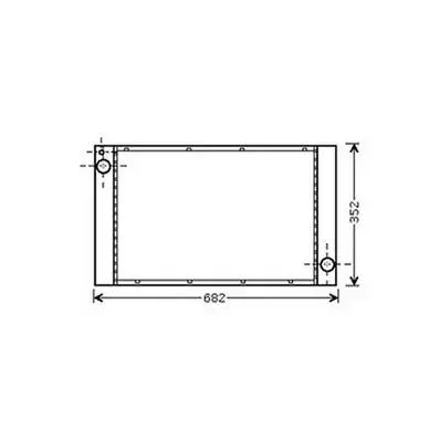 Radiateur de refroidissement moteur pour MINI ONE/COOPER R56/R57 2011-2014, OEM: 17112751275, Neuf Nouvelle Collection