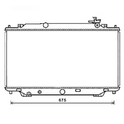 Nouvelle Collection Radiateur de refroidissement moteur pour MAZDA 3 III ph.1 2013-2016, OEM: PE2015200, Neuf