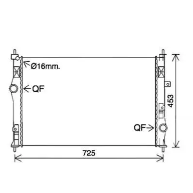Radiateur de refroidissement moteur pour OPEL ZAFIRA LIFE depuis 2019, OEM: 9678711180, Neuf Offre Spéciale