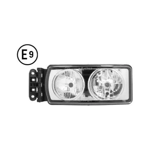 Prix Réduit Phare avant gauche pour IVECO EUROCARGO TECTOR MY2008 75-120 depuis 2012, manuel, sans ampoule (H7-H7),homologué E9, Neuf