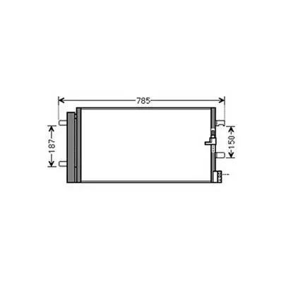 Condenseur de Climatisation pour AUDI A6 IV ph.2 2014-2016, OEM: 4G0260403A, Neuf Pas Cher