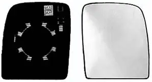 Miroir Glace rétroviseur droit CITROËN JUMPY II 2007-2016, verre supérieur dégivrant, à clipser Must-Have