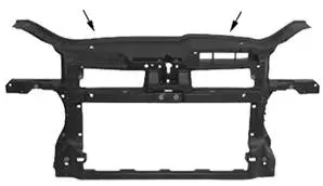 Nouveauté Masque Armature de face avant pour VOLKSWAGEN GOLF V 2003-2008, (modèle diesel), Neuf