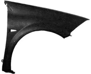 Aile avant droite pour RENAULT MÉGANE II phase 2 2006-2009 (berline) trou feu clignotant, à peindre Commande En Gros