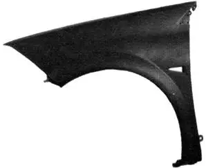 Aile avant gauche pour RENAULT MÉGANE II phase 2 2006-2009 (berline) trou feu clignotant, à peindre Expédié Aujourd’hui