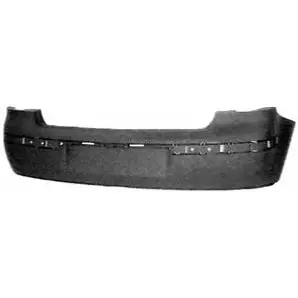 Pare chocs arrière pour VOLKSWAGEN POLO IV phase 1, 2001-2005, Neuf à peindre Populaire