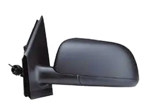 Promotion Rétroviseur gauche manuel pour VOLKSWAGEN POLO IV phase 1, 2001-2005, noir, asphérique, Neuf