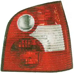Feu arrière droit pour VOLKSWAGEN POLO IV phase 1, 2001-2005, rouge/blanc, Neuf Authentique