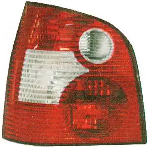 Feu arrière gauche pour VOLKSWAGEN POLO IV phase 1, 2001-2005, rouge/blanc, Neuf Dernier Modèle