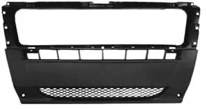 Prix Réduit Pare chocs avant central pour FIAT DUCATO III phase 1, 2006-2014, noir, avec grille inférieure
