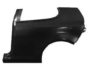 Certifié Aile arrière gauche pour VOLKSWAGEN GOLF V 2003-2008, (modèle 3 portes), Neuve à peindre