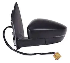 Offre Spéciale Rétroviseur gauche électrique pour VOLKSWAGEN POLO V ph.1, 2009-2014 dégivrant, feu clignotant, connecteur carré, noir, Neuf