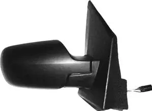 Livraison Express Rétroviseur droit manuel pour FORD FIESTA V phase 1, 2002-2005, noir, Neuf