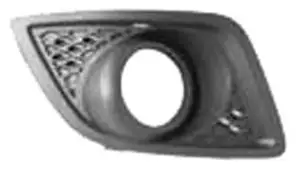 Livraison Gratuite Grille calandre droite pour FORD FIESTA V ph.2 2005-2008 noire trou antibrouillard, pare chocs avant