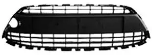 Bon Plan Grille de calandre centrale pour FORD FIESTA VI phase 1, 2008-2012, noire, (Ghia), pare chocs avant