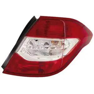 Feu arrière droit pour CITROËN C4 II phase 1, 2010-2014, rouge/blanc, Neuf Dernier Modèle