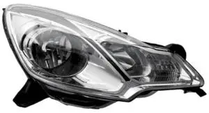 Phare Optique avant droit pour CITROËN C3 II phase 2, 2013-2016, H7+H1, contour noir, Neuf Meilleur Prix