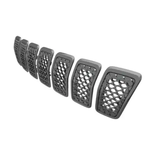 Prix Choc Grille radiateur pour JEEP CHEROKEE depuis 2018, gris clair anthracite, modèle NIGHT EAGLE, Neuve