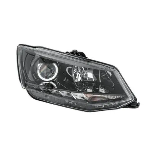Phare principal avant droit pour SKODA FABIA III phase 1 2015-2018, H7+H7, électrique, avec moteur, avec feu de jour, noir, LED, Neuf Commander Maintenant