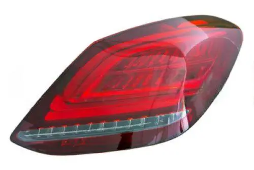 Feu arrière droit pour MERCEDES CLASSE C phase 2, 2018-2021 (W205), avec porte-lampe LED, Neuf Populaire