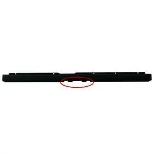 Pas Cher Pare chocs arrière central pour FIAT DUCATO IV phase 1 depuis 2024, noir, trou crochet, Neuf