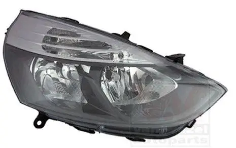 Commander Maintenant Phare Optique avant droit pour RENAULT CLIO III phase 2, 2009-2012, 2H7, fond noir, Mod. VALEO, Neuf