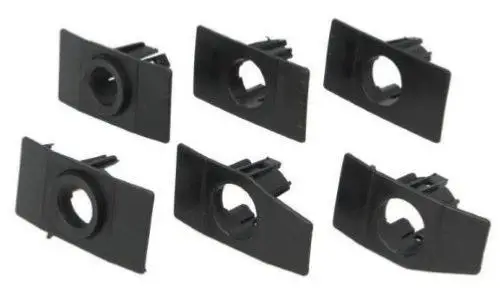 Offre Du Jour Kit supports capteurs radar pare chocs arrière pour VOLKSWAGEN POLO VI phase 1, 2017-2021, 6 pièces, Neuf
