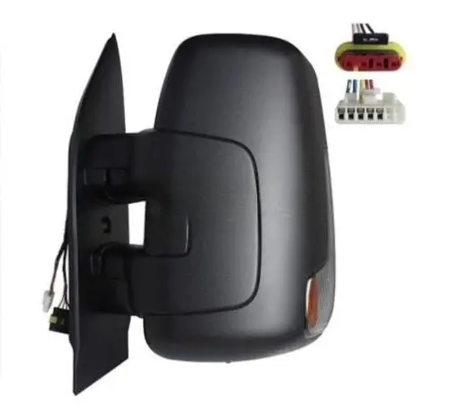Rétroviseur gauche èlectrique pour IVECO DAILY, 2019-2023,dègivrant, noir, bras court, 9 pin, avec clignotant fumé , Neuf Achat Immédiat