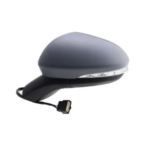 Pas Cher Rétroviseur gauche pour FORD MONDEO IV phase 2 depuis 2019, électrique, dégivrant, avec feu répétiteur, coque base noire, 6 PIN, Neuf à peindre